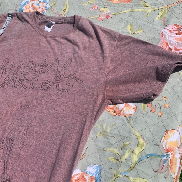 Crystal Antlers Gildan Soft Style Heather Red Band Tee Size Small ♫ rare 2010 ♫ - Picture 9 of 14